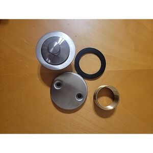 Lift And Turn Tub Bathtub Drain Stop Assembly Brushed Nickel 1 3/8. Or 1 1/2